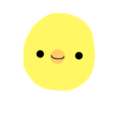 [LINEスタンプ] まあるいひよこ