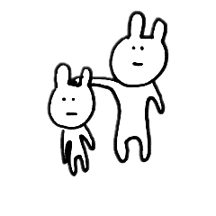 [LINEスタンプ] うささ2