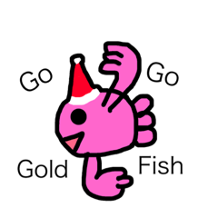 [LINEスタンプ] 金魚ちゃん6（Go Go Gold Fishシリーズ）