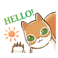 [LINEスタンプ] ぬいぐるみリスのリック