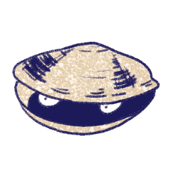 [LINEスタンプ] はまぐりさんスタンプ！