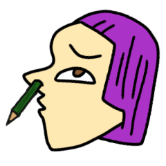 [LINEスタンプ] 左しか向かない人達