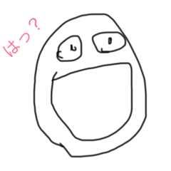 [LINEスタンプ] ふざけた顔1