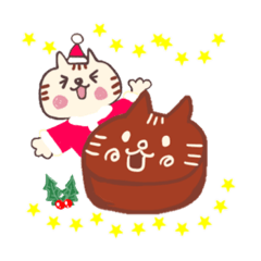 [LINEスタンプ] ほちゃねこ＊Christmasバージョン
