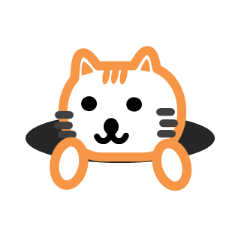 [LINEスタンプ] おれんじ猫スタンプ