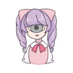 [LINEスタンプ] モノアイちゃん