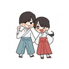 [LINEスタンプ] 巫子スタンプ