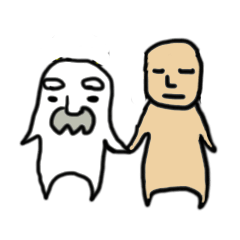 [LINEスタンプ] じゃがいも君と里芋爺さん