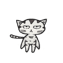 [LINEスタンプ] 冷たい猫の言葉