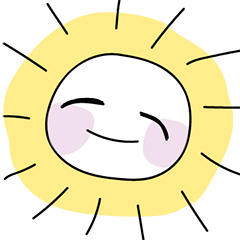 [LINEスタンプ] 何をしてるの？時間