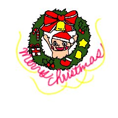 [LINEスタンプ] バブちゃんのX'mas