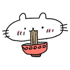 [LINEスタンプ] ぷかぷかぷーちゃんと しろにゃこ【行動1】