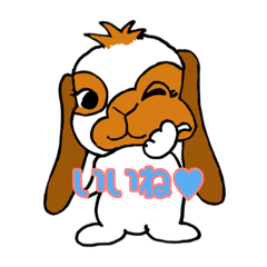 [LINEスタンプ] たれみみうさぎのもも