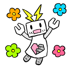 [LINEスタンプ] ロボット「らいとん」