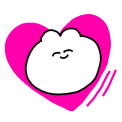 [LINEスタンプ] うさぎ@ksmn