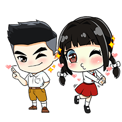 [LINEスタンプ] 学生 V1