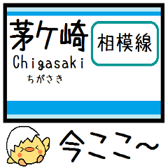 [LINEスタンプ] 相模線 気軽に今この駅だよ！からまる