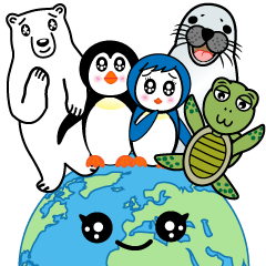 [LINEスタンプ] 私たちは地球を愛する