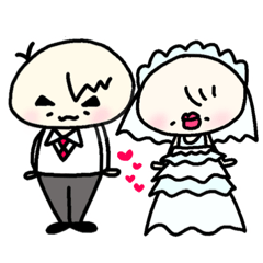 [LINEスタンプ] ゆうくんと、ともちゃん