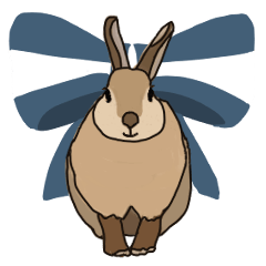[LINEスタンプ] ウサギのチャコちゃんスタンプ