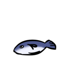 [LINEスタンプ] 生きるのに一生懸命な魚のスタンプ