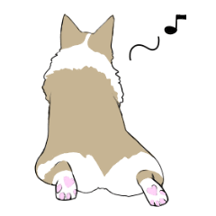 [LINEスタンプ] ぐうたら犬のスタンプ