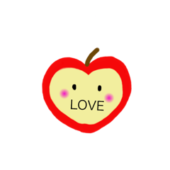 [LINEスタンプ] りんごトーク