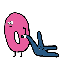 [LINEスタンプ] 退屈な文字たち