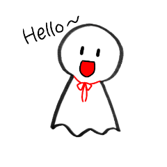 [LINEスタンプ] 赤いリボンのてるてるぼうず