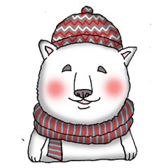 [LINEスタンプ] 冬の愉快な動物たち