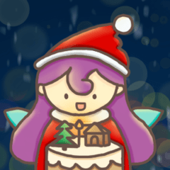 [LINEスタンプ] Fairy-go-round: Christmas x New Yearの画像（メイン）