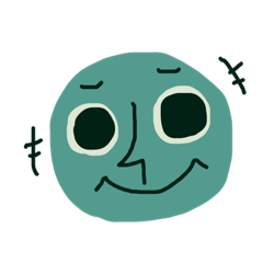 [LINEスタンプ] 顔がうるさい