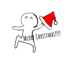 [LINEスタンプ] 白丸の人 3 冬