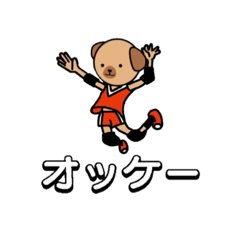 [LINEスタンプ] バレー好きおすすめ日常会話スタンプの画像（メイン）