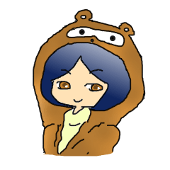 [LINEスタンプ] きぐるみメグちゃん