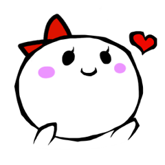 [LINEスタンプ] 伝わる白い女の子の気持ち