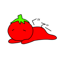 [LINEスタンプ] 野菜のトマトくん 