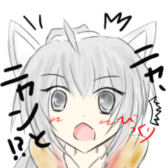 [LINEスタンプ] 銀ねこさん