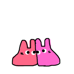 [LINEスタンプ] うさスライムの一言