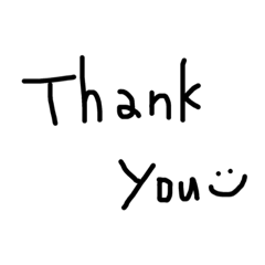 [LINEスタンプ] 手書きシリーズ。シンプルver.