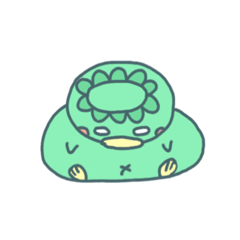 [LINEスタンプ] 太った かっぱ