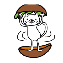 [LINEスタンプ] まゆげねこ 年末年始編