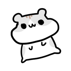 [LINEスタンプ] ハムスターのごま