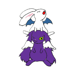 [LINEスタンプ] 羽ウサギ 