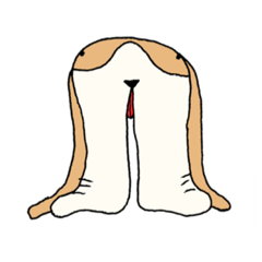 [LINEスタンプ] ゆるく使えるビーグル 