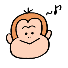 [LINEスタンプ] おさるのさるおくん。 
