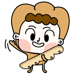 [LINEスタンプ] 魅力パン ！パン君 