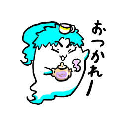 [LINEスタンプ] オバケのモミジちゃん 