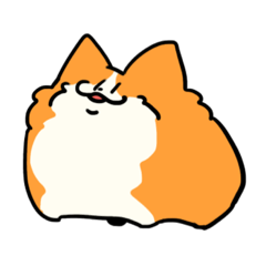 [LINEスタンプ] とける犬