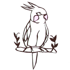 [LINEスタンプ] 可愛い鳥の切り絵